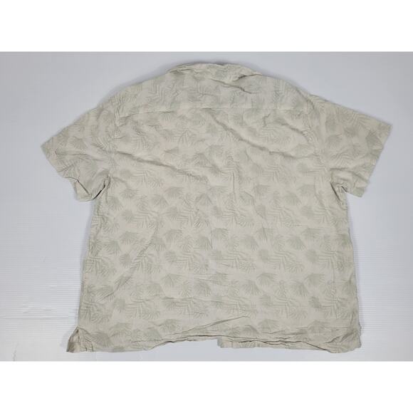 Nat Nast Silk Blend Button Shirt Mens XXL 2XL Palm Tree Short Sleeve Lightweight - Picture 3 of 7